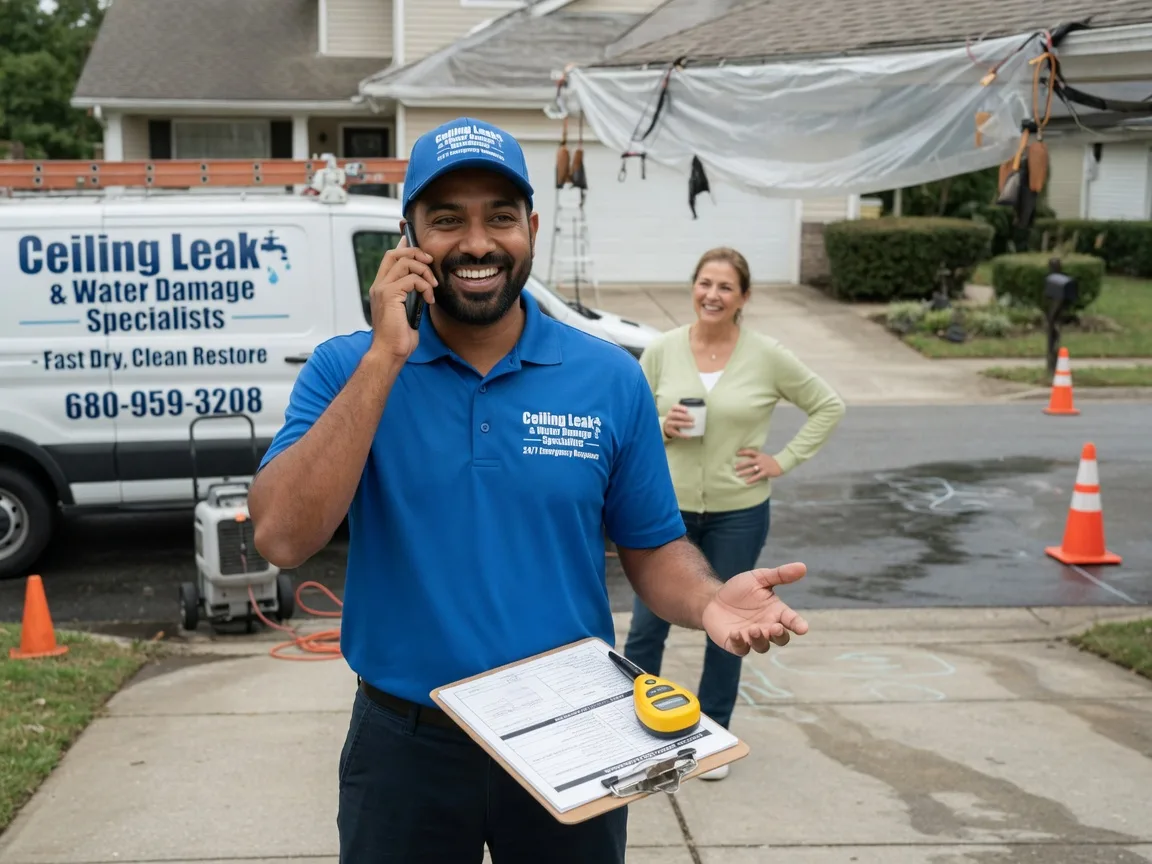 Ceiling Leak Cleanup Alvord, IA FAQs